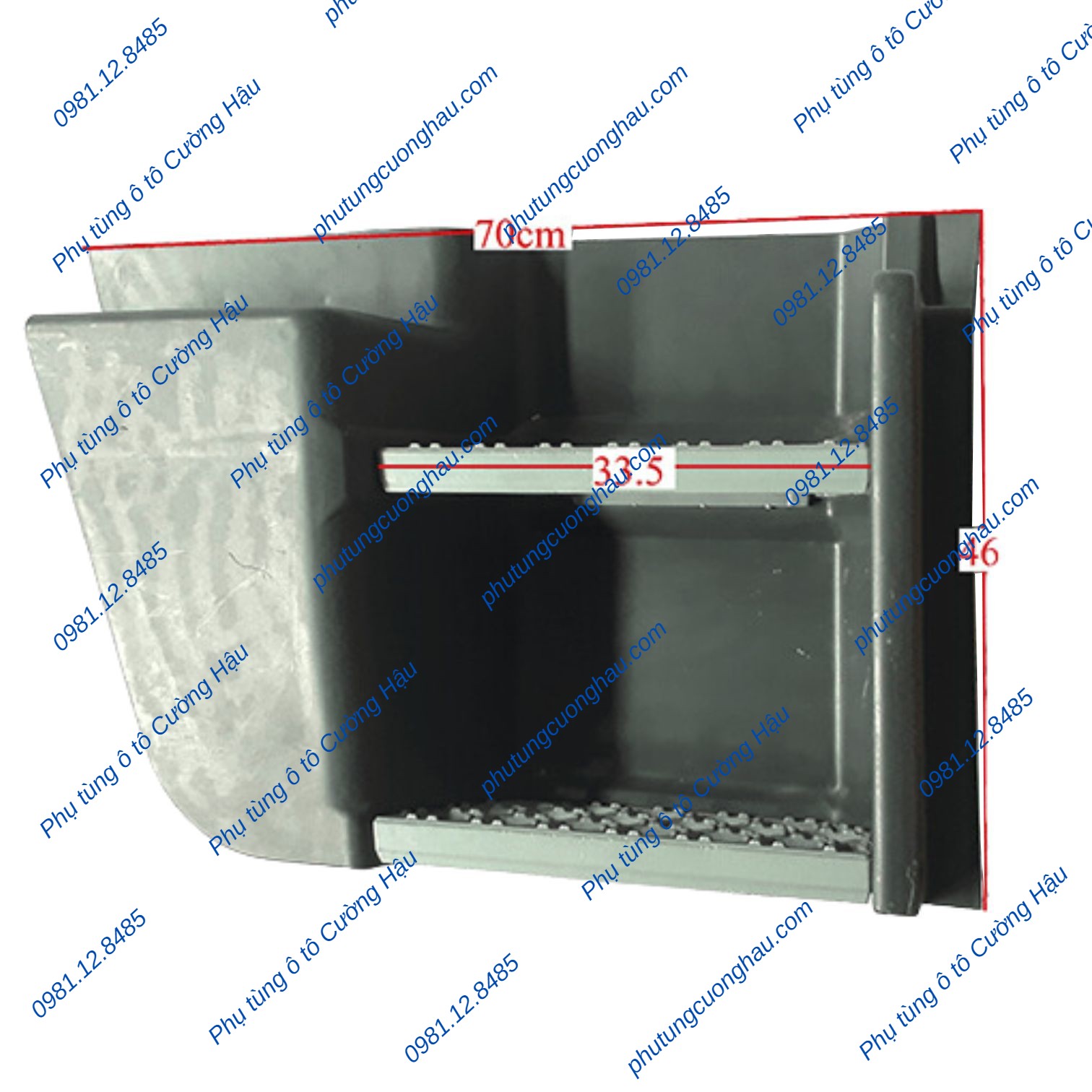 Thumbnail Bậc lên xuống + ốp bậc, xe tải CNHTC HOYUN