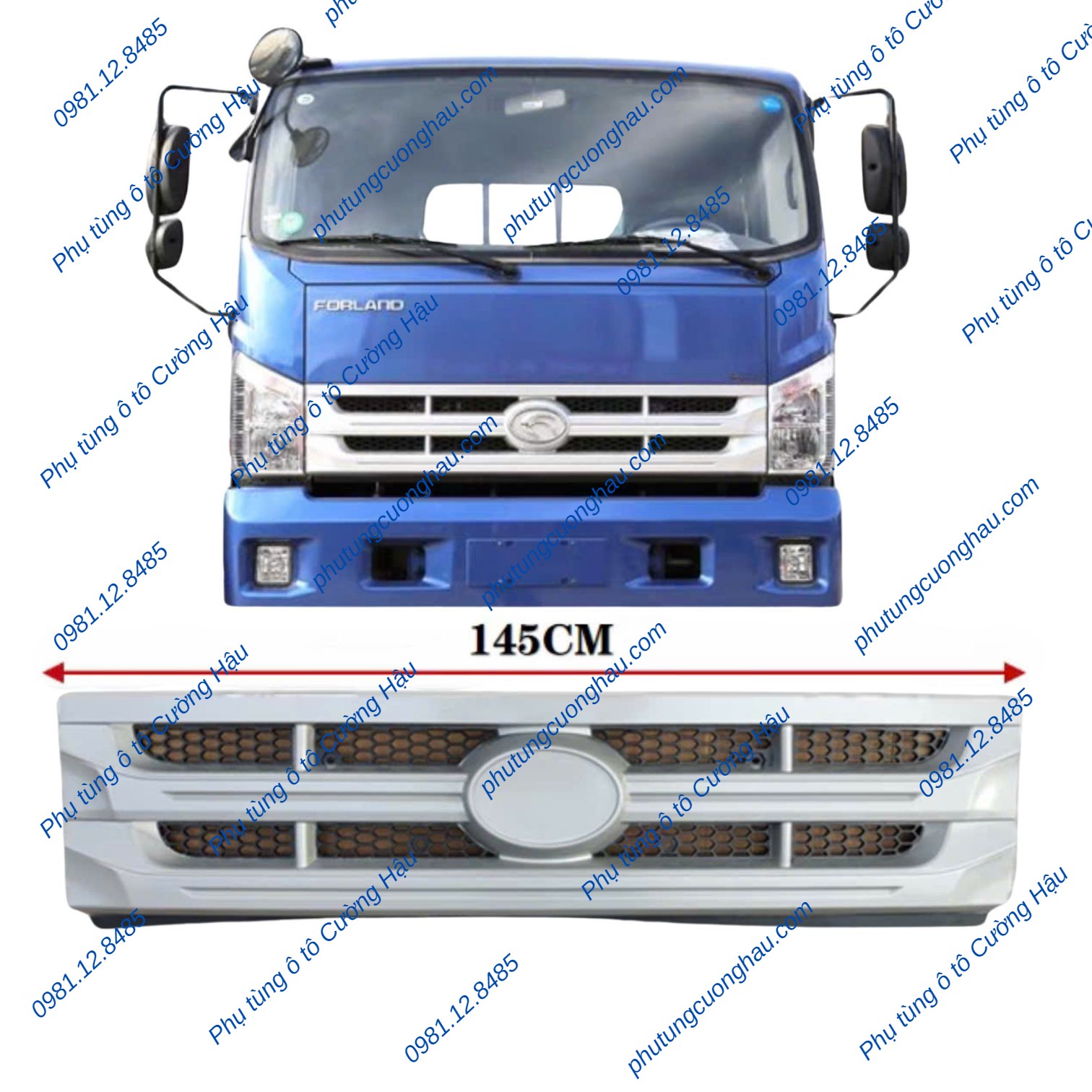Thumbnail Mặt ca lăng xe tải Chiến Thắng 7T
