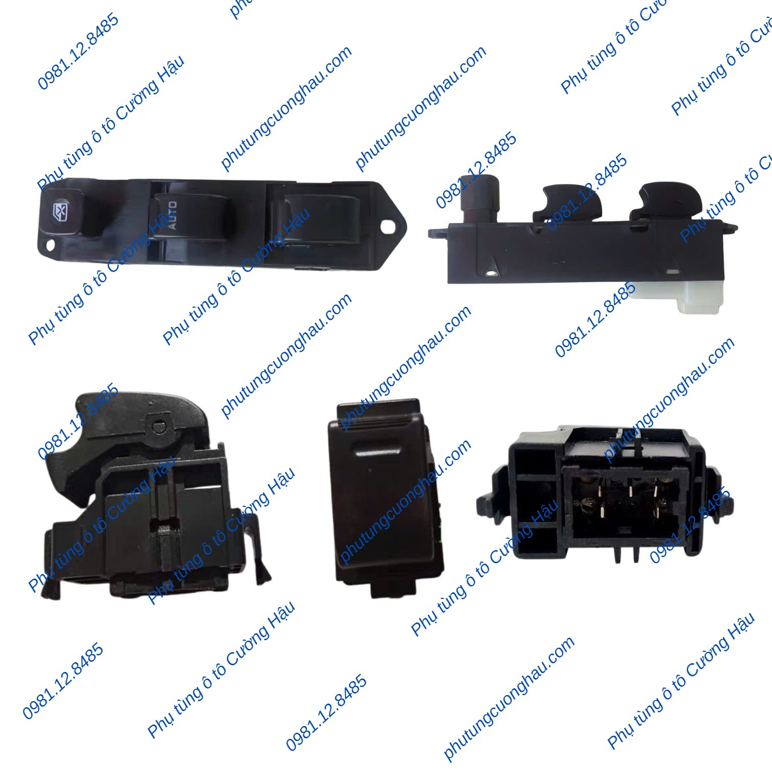 Thumbnail Công tắc bấm lên xuống kính xe tải DONGFENG HỒ BẮC