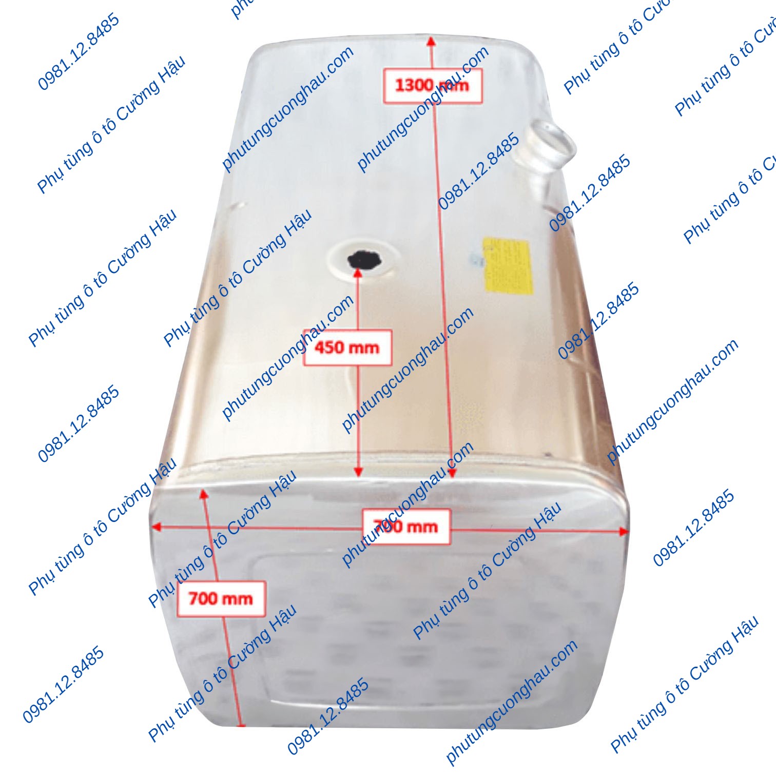 Thumbnail Bình dầu (thùng dầu) 600L xe tải CHENGLONG HẢI ÂU 507