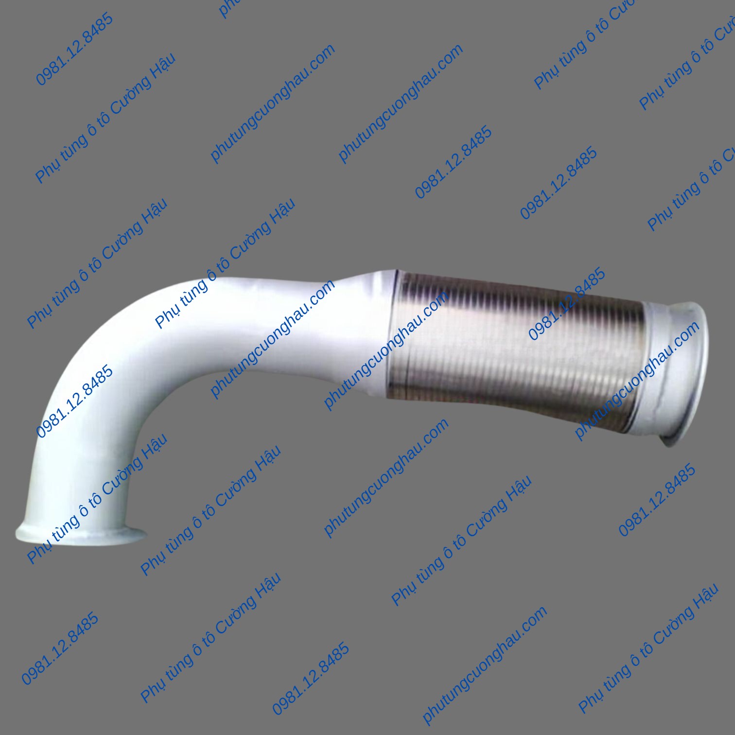 Thumbnail Ống xả mềm (ruột gà) xe tải CNHTC HOWO A7, cong