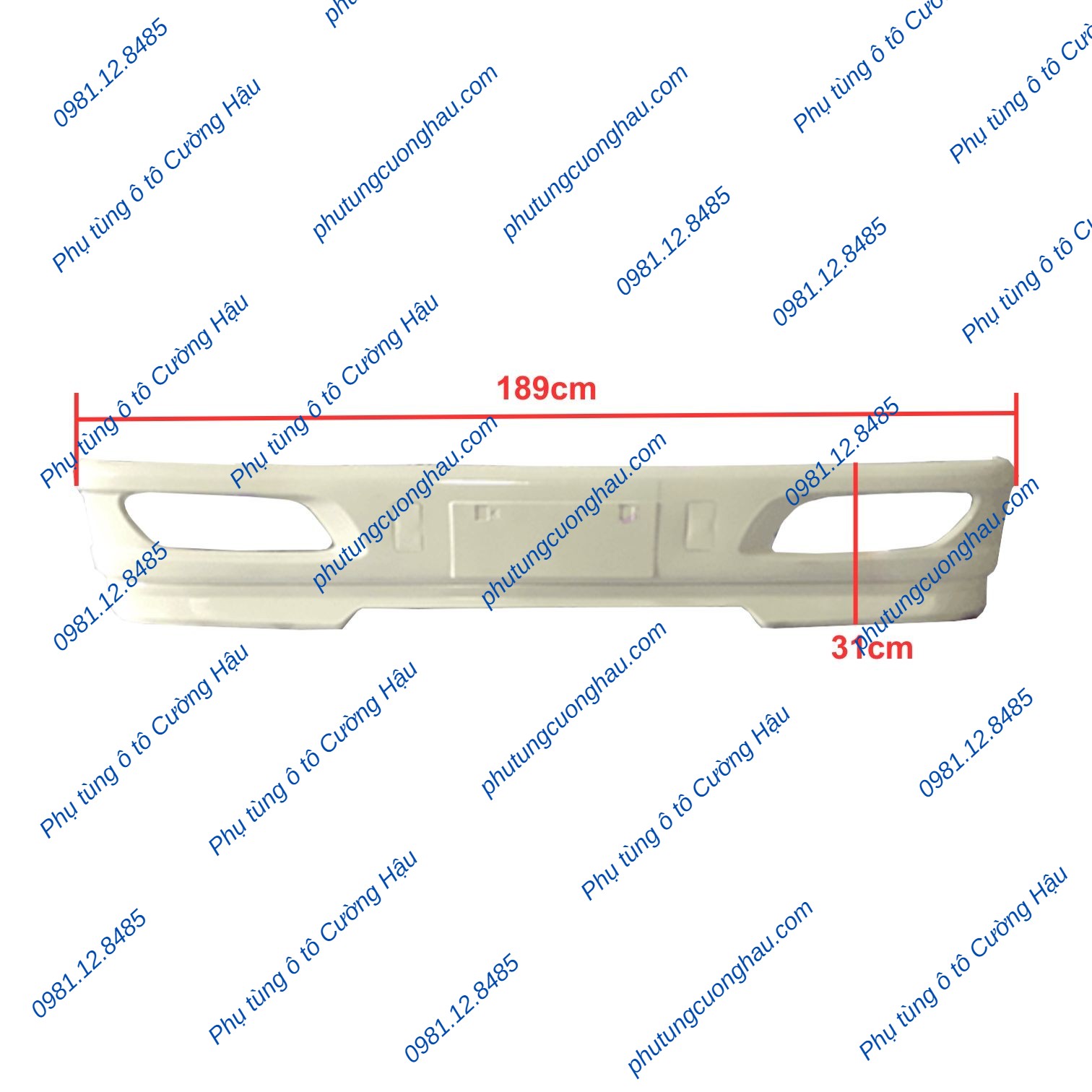 Thumbnail Ba đờ sốc xe tải Thaco Forland dài 189cm, cao 31cm