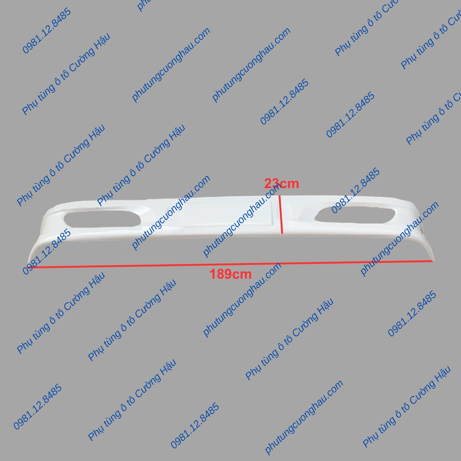 Thumbnail Ba đờ sốc xe tải Thaco Forland (sơn điện ly) dài 189cm, cao 23cm