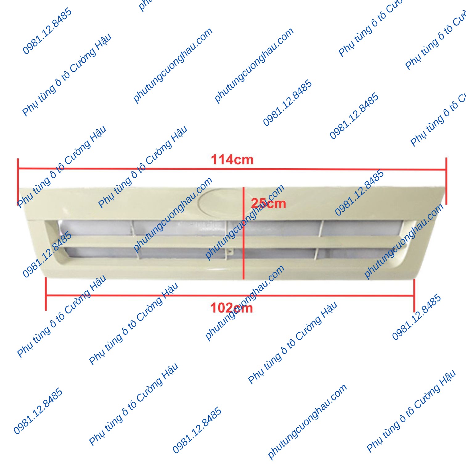 Thumbnail Mặt ca lăng dài 1m14 xe tải CỬU LONG, FUSIN