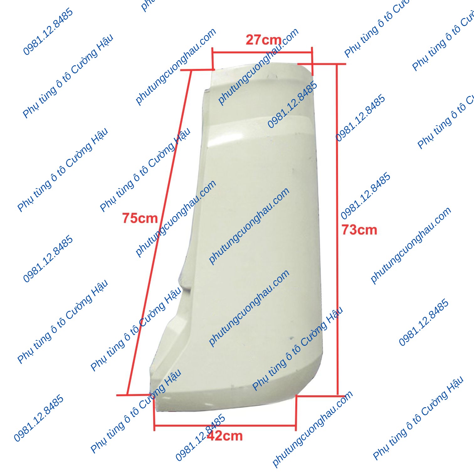 Thumbnail Ốp gò má, ốp mang gió xe tải Shacman X3000