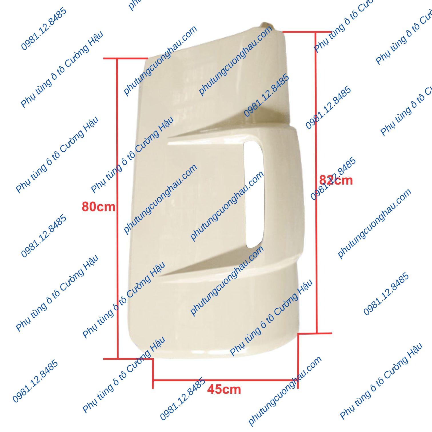 Thumbnail Ốp gò má, ốp mang gió xe tải FAW 17T