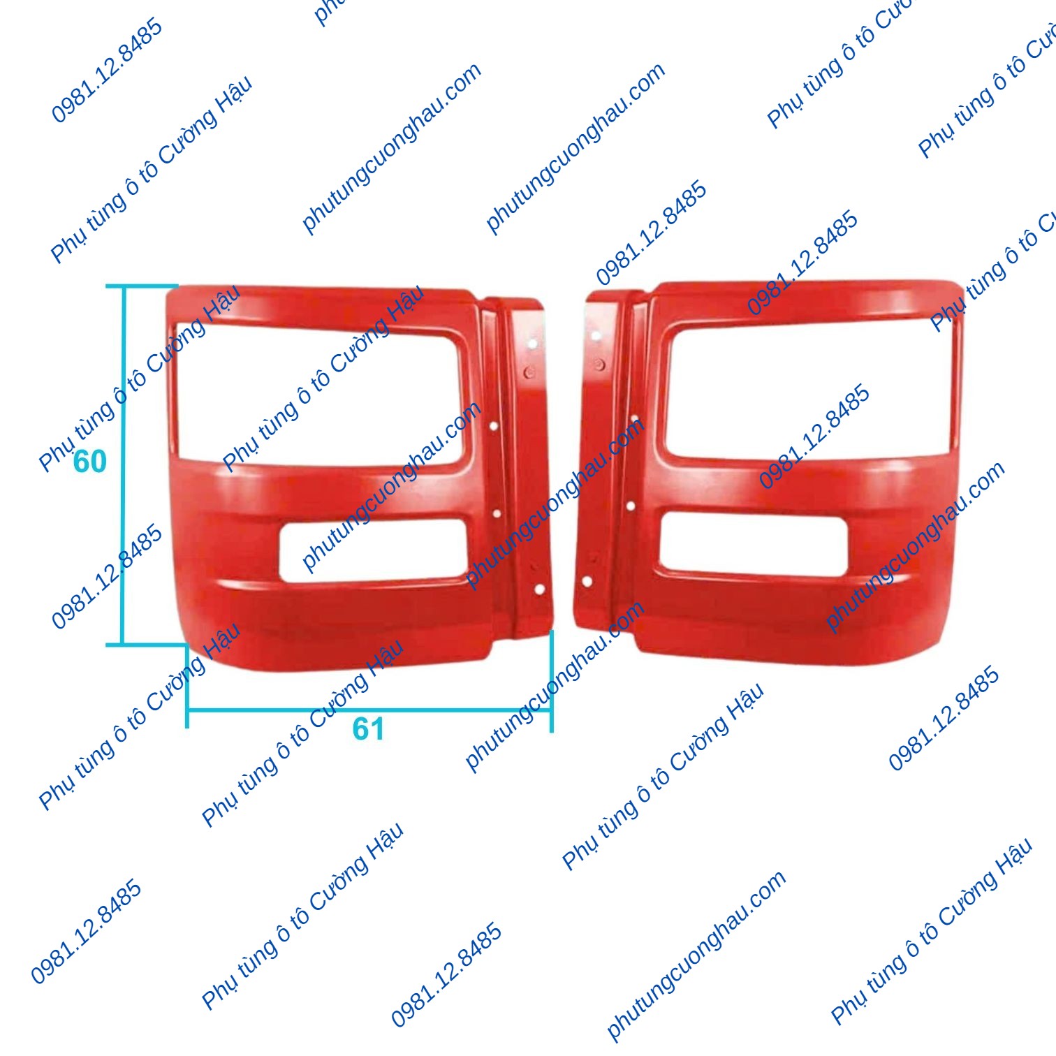 Thumbnail Vành đèn pha xe tải FAW HANWEI 2013