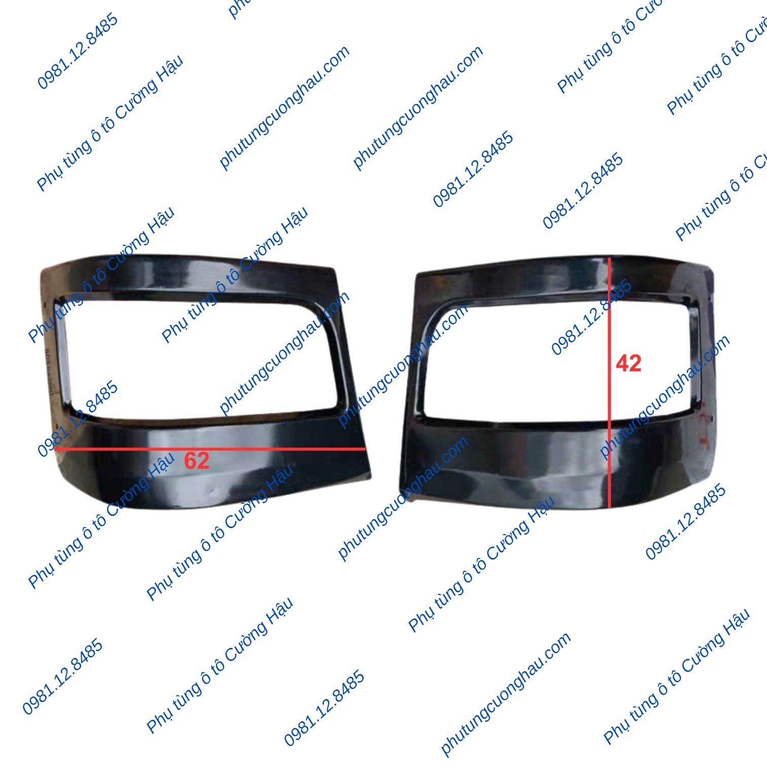 Thumbnail Vành đèn pha xe tải JAC