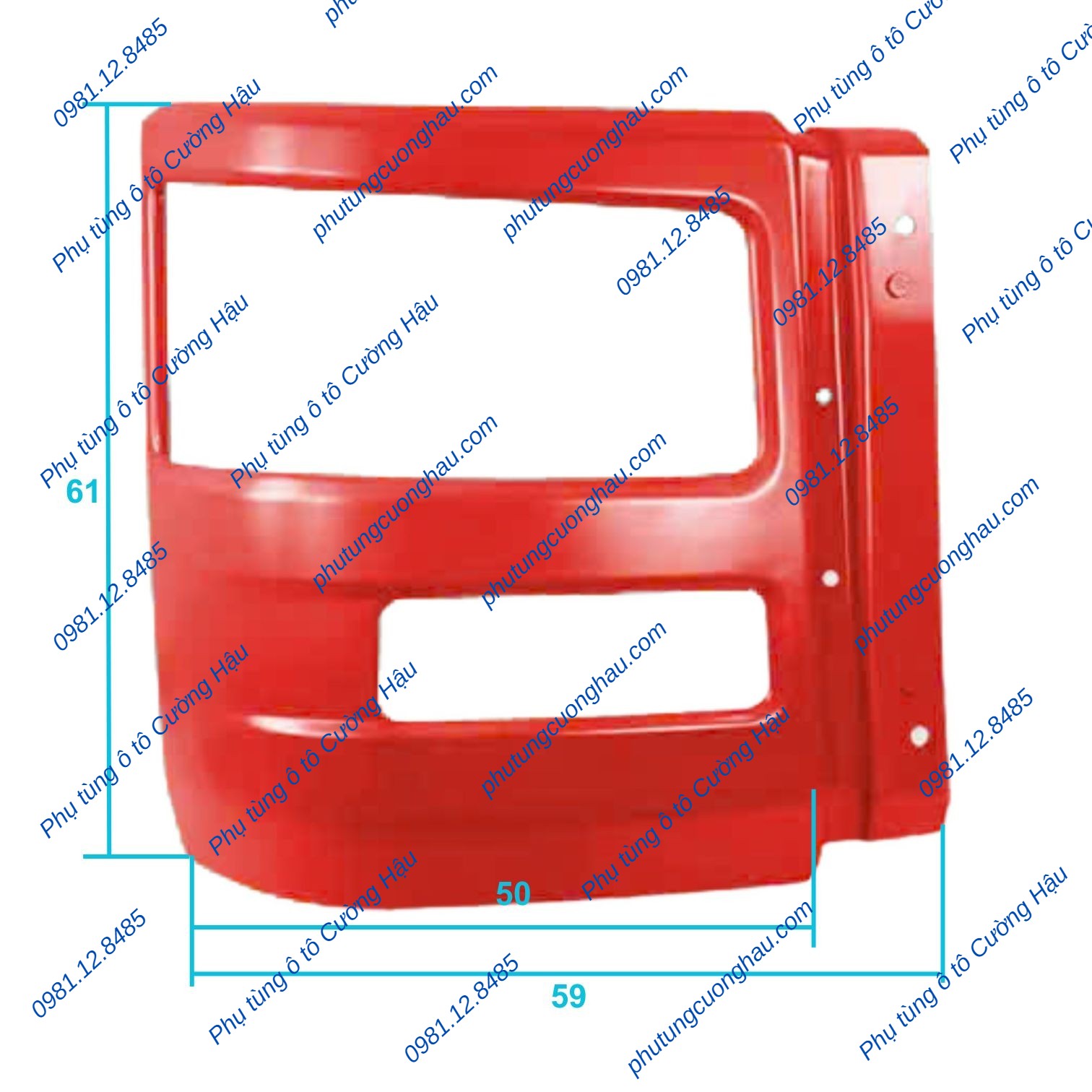 Thumbnail Vành đèn pha xe tải FAW TIANWEI