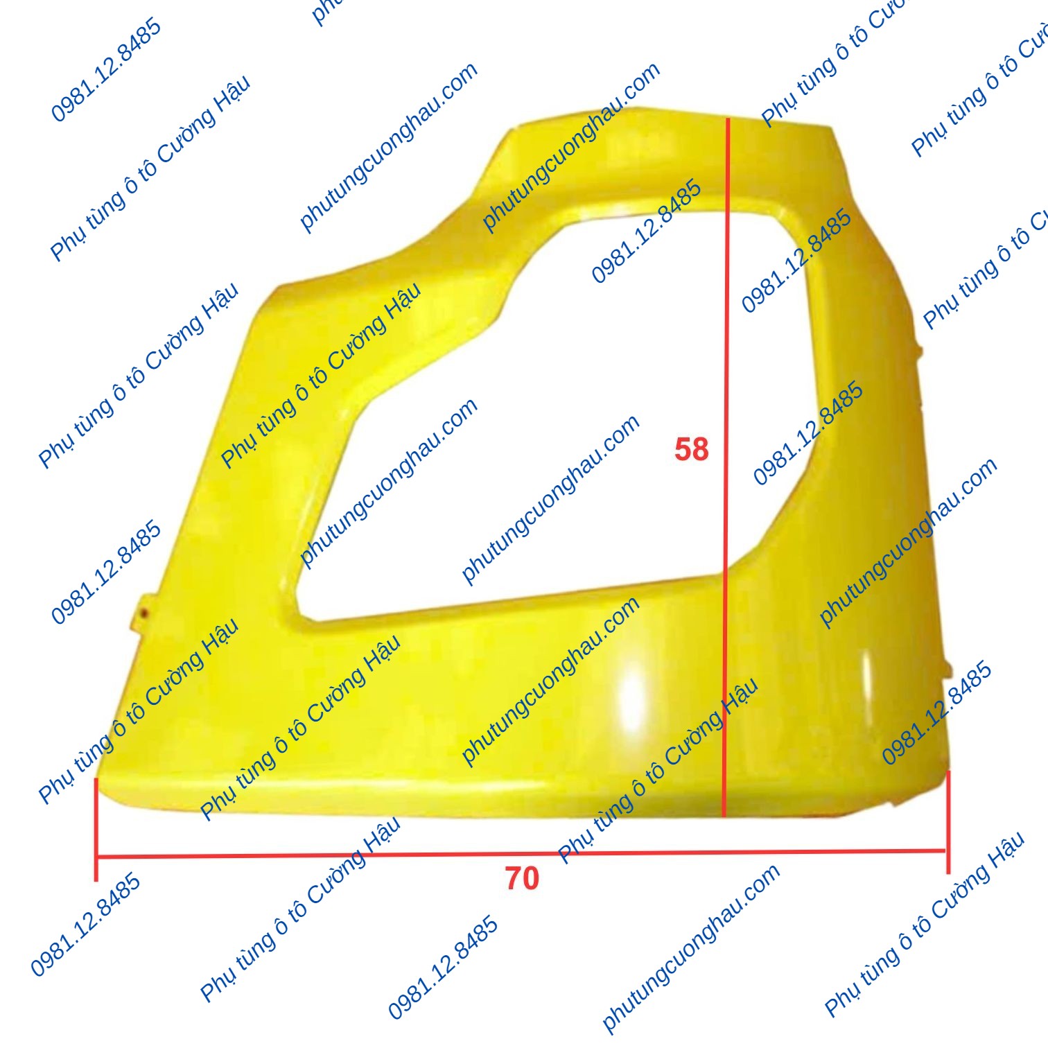 Thumbnail Vành đèn pha xe ben DONGFENG HỒ BẮC