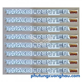 Tem chữ Thaco Frontier 125, xe tải Thaco Frontier 125 tải 1T25