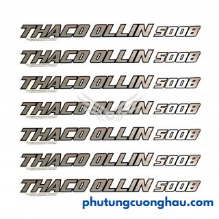 Tem chữ THACO OLLIN 500B CH