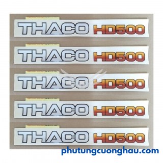 Tem chữ THACO HD500, xe tải Thaco HD500