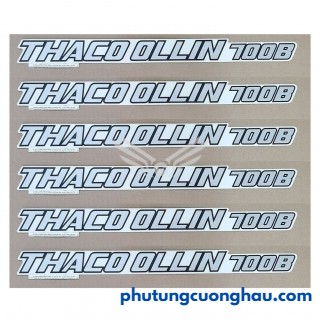 Tem chữ THACO OLLIN 700B, xe tải Thaco Ollin 700B