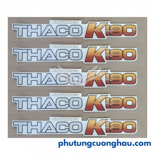 Tem chữ THACO K190, xe tải Thaco K190