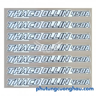 Tem chữ  THACO OLLIN 450A, xe tải Thaco Ollin 450A