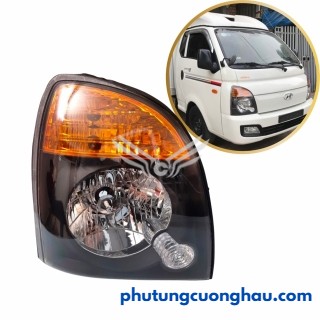 Đèn pha xe lòng đen Hyundai Porter II form 2013, Hyundai H100, H150