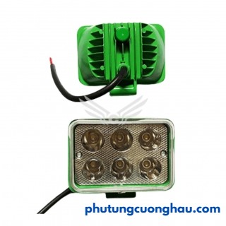 Đèn LED chữ nhật, 6 bóng trắng