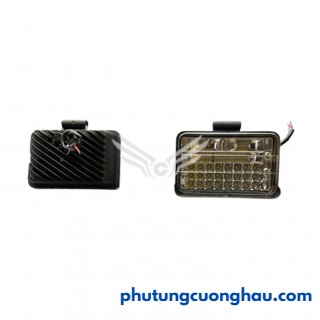 Đèn LED chữ nhật, vỏ đen