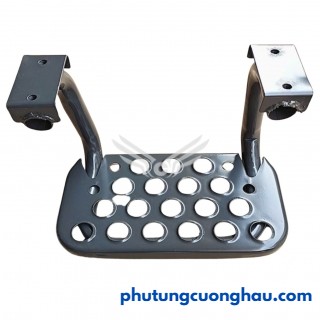 Bậc lên xuống treo, xe ben Hoàng Huy 8T