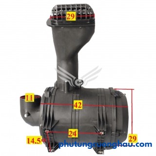 Hộp (bầu) lọc gió xe tải Thaco Auman PU2338