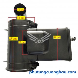 Hộp (bầu) lọc gió xe tải Thaco Auman D240B/W290 (28x50)