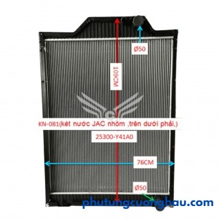 Két nước nhôm xe tải JAC 