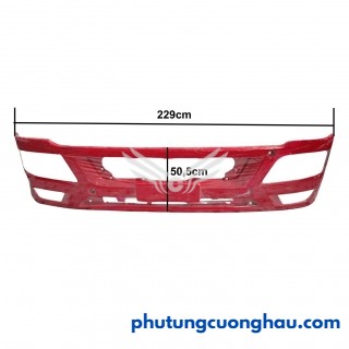 Ba đờ sốc xe tải Faw 8x4 4 chân, dài 229cm cao 51cm