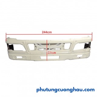 Ba đờ sốc trước xe tải Cửu Long TMT 4 chân, DongFeng D916 dài 244cm, cao 57cm