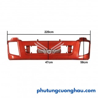 Ba đờ sốc trước xe ben Dayun 3 chân, dài 220cm cao 58cm