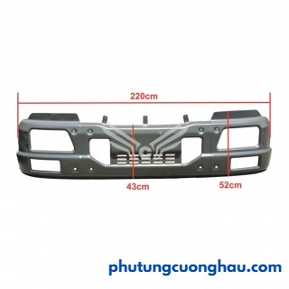 Ba đờ sốc xe ben DongFeng Hoàng Huy 8T dài 220cm, cao 52cm