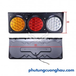 Đèn hậu xe tải SD2048, điện 24V