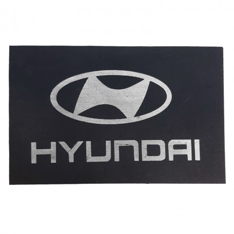 Cao su chắn bùn in Logo HYUNDAI KT 38 cm x 28 cm xe Hyundai Porter