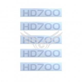 Tem chữ HD700, xe tải Hyundai HD700