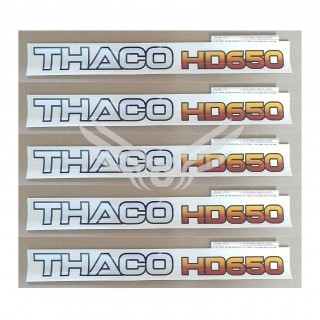 Tem chữ  THACO HD650, xe tải Thaco HD650